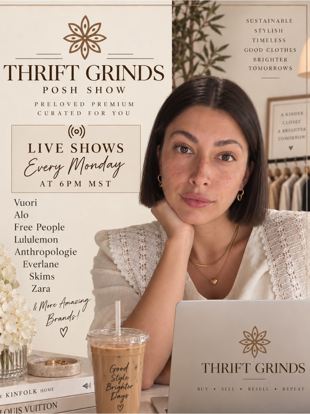 LIKE THIS POST TO BE NOTIFIED WHEN I GO LIVE.🎉🛍️👗